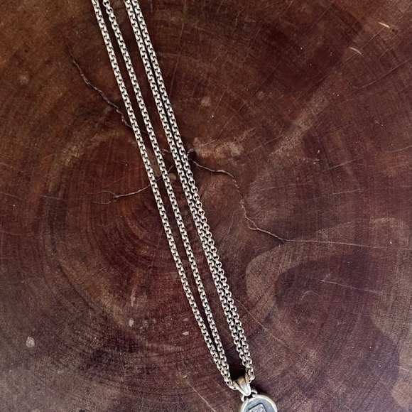 Choker Necklace With A Heart Pendant - (8" when clasped) - Picture 11 of 15